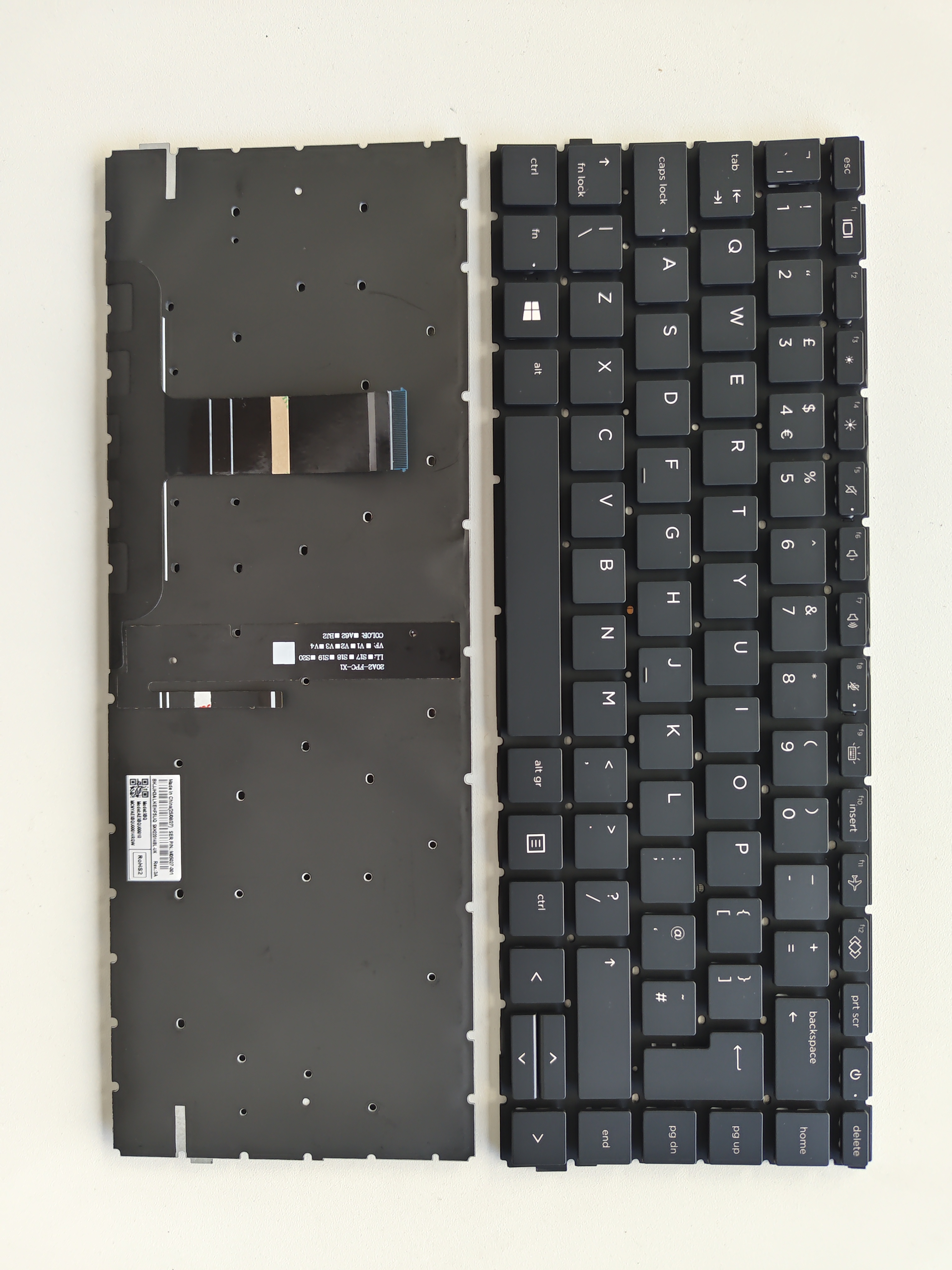 Picture of New Replacement Laptop Keyboard For HP 440G8/SK quality/640G7/640G8 BLACK Backlit (OEM) Uk Layout